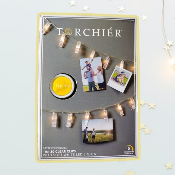 NWT Torchiér 10 ft Clip Led Light String - Picture 2 of 4